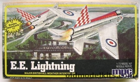MPC 1/72 English Electric (BAC) Lightning F.1A Interceptor, 1-4109 plastic model kit